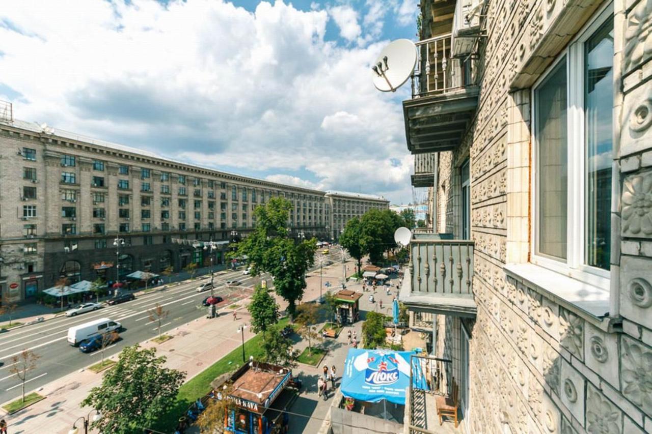 Vip Apartment. Kreshatik, Maidan Nezavisimosti. Kiev Dış mekan fotoğraf